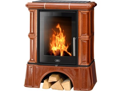 ABX BAVARIA EXKLUSIVE kachlová kamna 3,5-9kW, kaštan