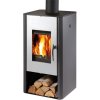 Krbová kamna Haas+Sohn MANTOVA AL II s výměníkem, plech, antracit/stříbro