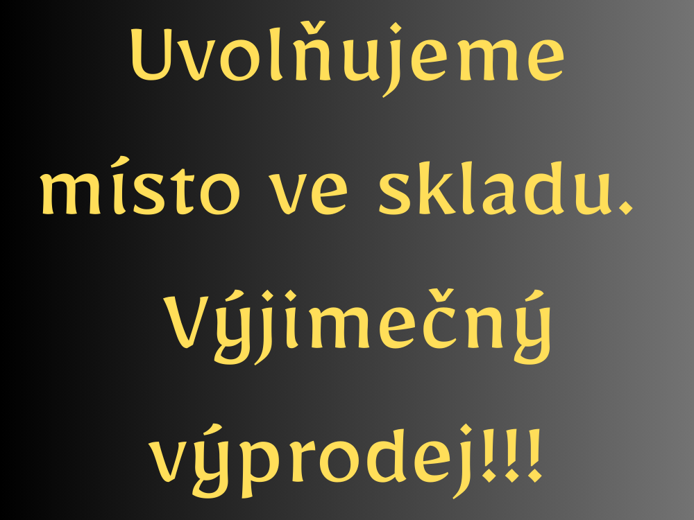 Výjimečný výprodej