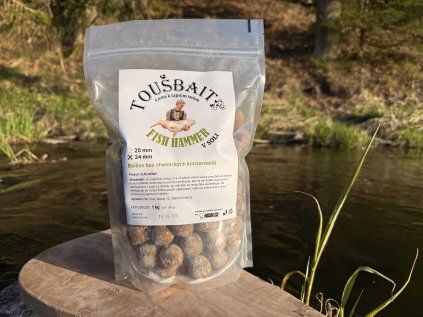 Fish Hammer  Boilies v soli s extrakty GLM a olihně