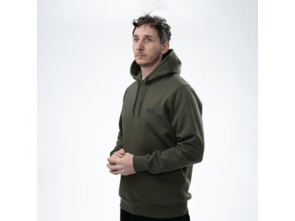 Mikina s kapřím logem Make It Happen Carp Logo Hoodie Pohodlná mikina s kapucí, kvalitní materiál, stylový potisk kapřího loga „Make It Happen“