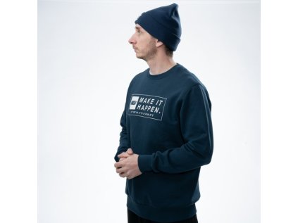 Mikina Make It Happen Coordinates Jumper Navy Blue