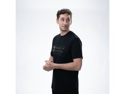 Triko Make It Happen Coordinates T Shirt Black