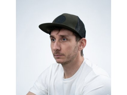 Kšiltovka Make It Happen Carp Logo Trucker Cap Green