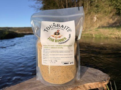 Fish Hammer Feederová směs  Feederová směs s extrakty GLM a olihně