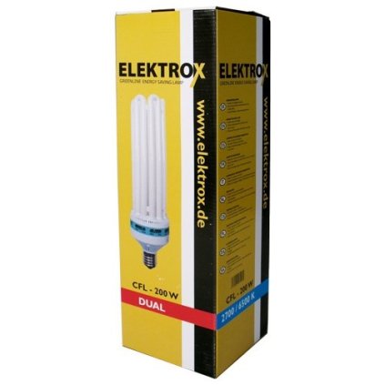 usporna cfl lampa elektrox 200w na rust i kvet