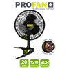 garden High PRO - Klipsnový ventilátor PROFAN 12W  Ø 20cm