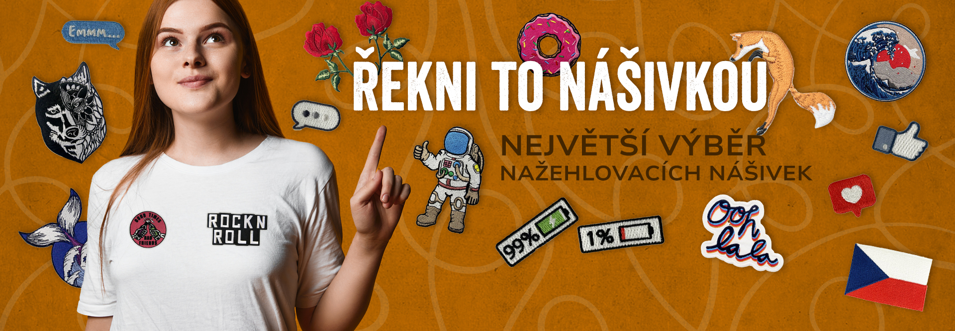 Řekni to nášivkou