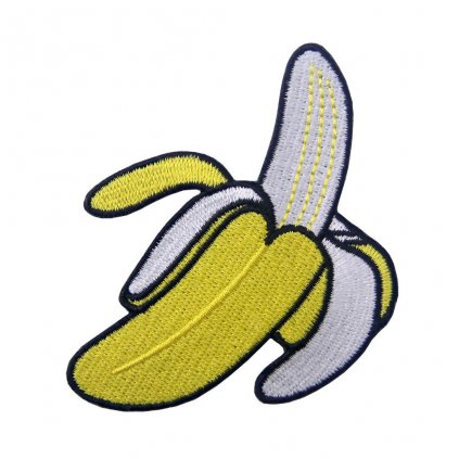 Nažehlovací nášivka Banán 6,4 x 7 cm
