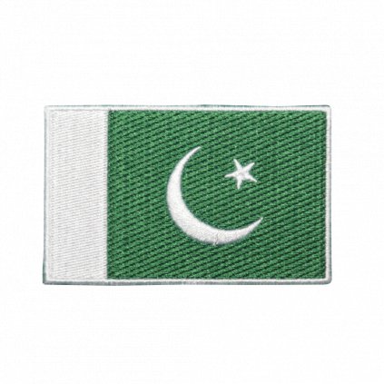 Nažehlovací nášivka Pakistán vlajka  8 x 5 cm