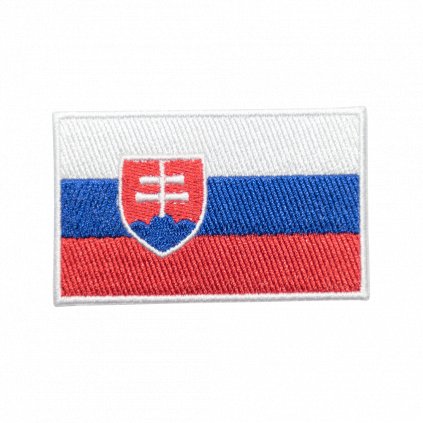 Nažehlovací nášivka Slovensko vlajka  8 x 5 cm