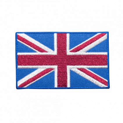 Nažehlovací nášivka Velká Británie vlajka 8 x 5 cm