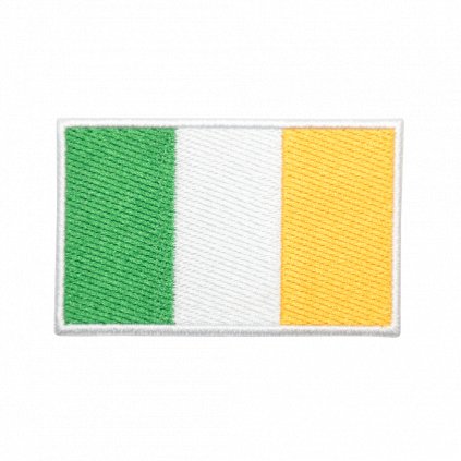 Nažehlovací nášivka Irsko vlajka 8 x 5 cm