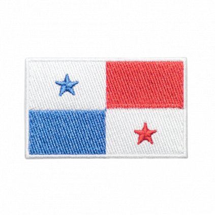 Nažehlovací nášivka Panama vlajka 8 x 5 cm