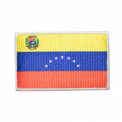 Nažehlovací nášivka Venezuela vlajka 8 x 5 cm