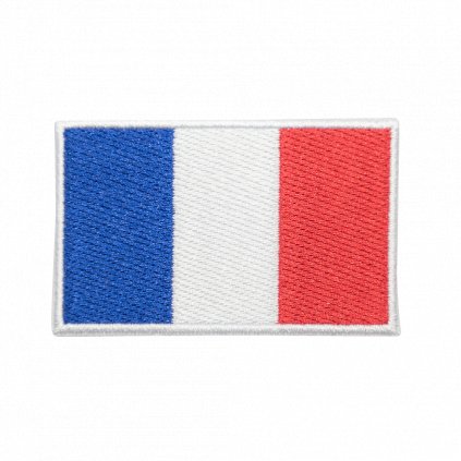Nažehlovací nášivka Francie vlajka 8 x 5 cm