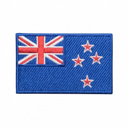 Nažehlovací nášivka Nový Zéland vlajka  8 x 5 cm