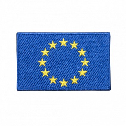 Nažehlovací nášivka Evropská Unie vlajka  8 x 5 cm