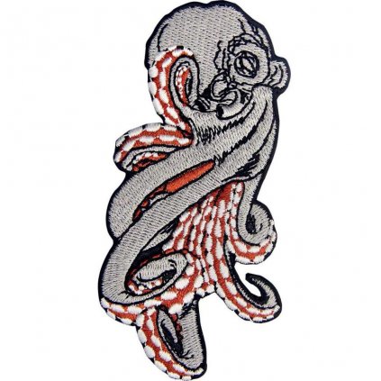 Nažehlovací nášivka Chobotnice nášivka 5,4 x 10 cm