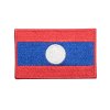 Nažehlovací nášivka Laos vlajka 8 x 5 cm