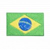 Nažehlovací nášivka Brazílie vlajka  8 x 5 cm