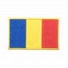 Nažehlovací nášivka Rumunsko vlajka  8 x 5 cm