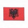 Albánie vlajka nášivka