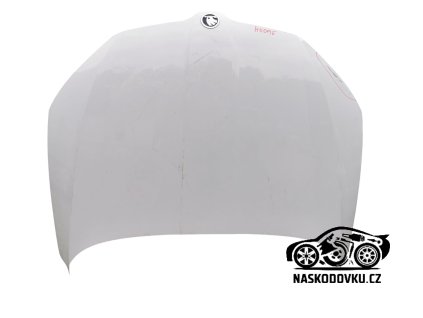 Přední kapota , přední víko , barva bílá Škoda Superb III , Superb 3 , 3V0823031 , 3V0 823 031
