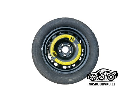 Rezervní kolo , dojezdovém kolo, ocelové kolo s pneu Škoda Fabia II , Fabia III , Rapid , atd.. , 6Jx15 H2 ET43 , 6Q0601027M , 6Q0 601 027 M (8)