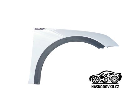 Pravý přední blatník barva bílá , top stav Škoda Octavia IV , Octavia 4 , 5E3821106B , 5E3 821 106 B