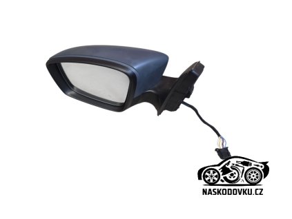 Zpětné zrcátko levé elektrické , strana řidiče Škoda Fabia III , Fabia 3 , 6 PIN , 6V0857407F , 6V0 857 407 F