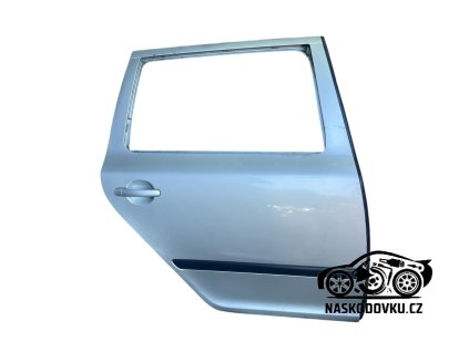 Zadní pravé dveře , dveře za spolujezdcem, barva stříbrná Škoda Octavia II combi , Octavia 2 combi , 1Z9833056 , 1Z9 833 056