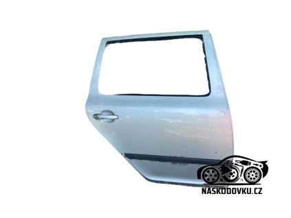 Zadní pravé dveře , dveře za spolujezdcem, barva stříbrná Škoda Octavia II combi , Octavia 2 combi , 1Z9833056 , 1Z9 833 056