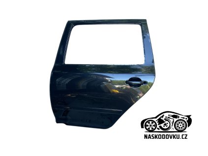 Zadní levé dveře , dveře za řidičem , barva černá Škoda Octavia II combi , Octavia 2 combi , 1Z9833055 , 1Z9 833 055