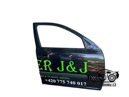 Přední pravé dveře , dveře spolujezdce , barva černá Škoda Octavia II , Octavia 2 , 1Z0831056 , 1Z0 831 056 (2)