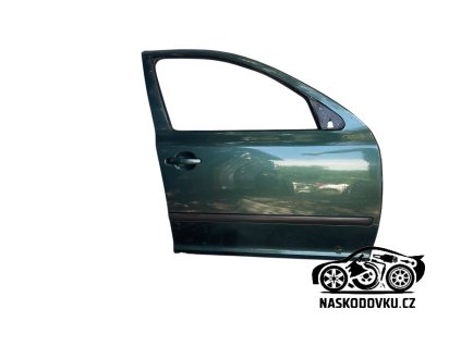 Přední pravé dveře , dveře spolujezdce , barva zelená Škoda Octavia II , Octavia 2 , 1Z0831056 , 1Z0 831 056