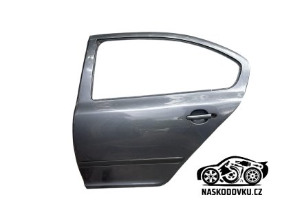 Zadní levé dveře , dveře za řidičem , barva šedá Škoda Octavia II liftback, Octavia 2 lidtback 1Z5833055 , 1Z5 833 055