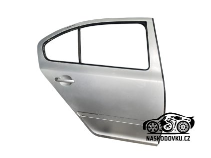 Zadní pravé dveře , dveře za spolujezdcem , barva stříbrná Škoda Octavia II liftback , Octavia 2 liftback 1Z5833056 , 1Z5 833 056