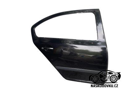 Zadní pravé dveře , dveře za spolujezdcem , barva černá Škoda Octavia II liftback , Octavia 2 liftback , 1Z5833056 , 1Z5 833 056