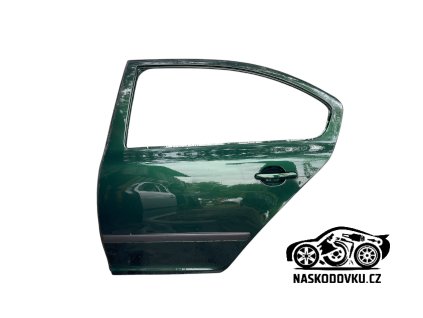 Zadní levé dveře , dveře za řidičem , barva zelená Škoda Octavia II liftback facelift , Octavia 2 lidtback facelift 1Z5833055 , 1Z5 833 055