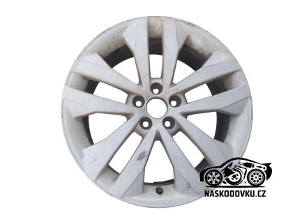 Diskove kolo hliník , hliníkové kolo , GIGARO , barva bílá , 7JX17 H2 ET41 , Škoda Fabia II , Fabia 2 , Roomster , 5J0601025S , 5J0 601 025 S , 5J0601025S FM9
