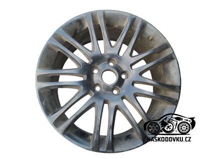 Diskove kolo hliník , hliníkové kolo LUXON , barva černá Škoda Superb II , Superb 2 , 7,5Jx18 ET46 H2 , 3T0601025H , 3T0 601 025 H