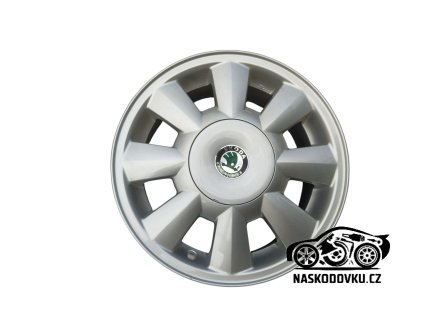 Diskove kolo hliník , hliníkové kolo ALUFELGE , 6Jx14 ET43 , H2 , Škoda Fabia , 6Y0601025C , 6Y0601025C , 6Y0 601 025 C