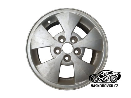 Diskove kolo hliník , hliníkové kolo , 6Jx14 ET43 H2 , Škoda Fabia II , Roomster , 6Y0601025D , 6Y0 601 025 D