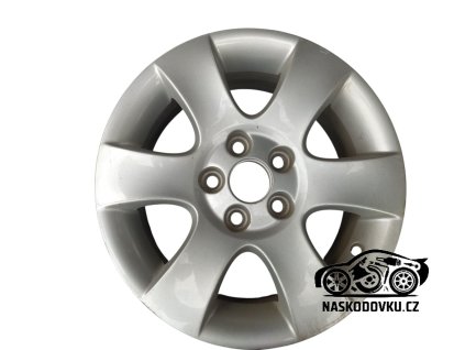 Diskove kolo hliník , hliníkové kolo , 6Jx14 ET37 H2 , Škoda Fabia II , Roomster , 5J0601025F , 5J0 601 025 F