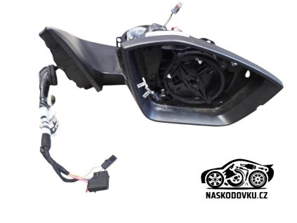 Pouzdro vnějšího zrcátka , pravá strana 8+2 piny pro Škoda Octavia IV , Octavia 4 5E4857508G , 5E4 857 508 G 