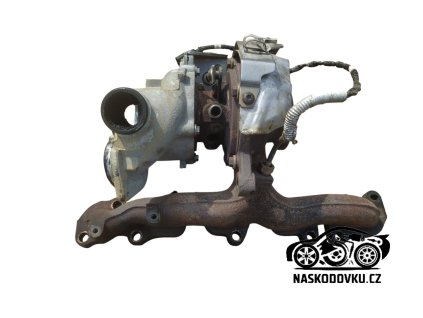 Výfukové potrubí s turbodmychadlem , turbodmychadlo 04L253010B , 04L 253 010 B