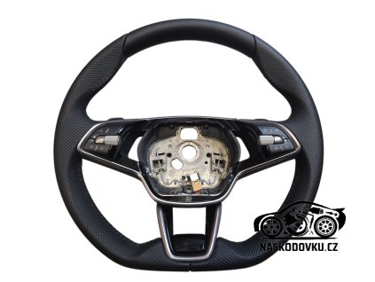  Volant multifunkční sportovní , tipronic , Škoda Karoq , Scala , Kamiq , 6VA419093AN KJI , 6VA 419 093 AN KJI , 6VA419093ANKJI