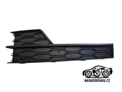 Kryt mlhového světlometu , mřížka nárazníku , levá strana Škoda Octavia III facelift , Octavia 3 facelift , 5E0807681F , 5E0 807 681 F