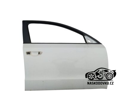 Přední pravé dveře , dveře spolujezdce , barva bílá Škoda Superb II , Superb 2 , 3T0831052 , 3T0 831 052